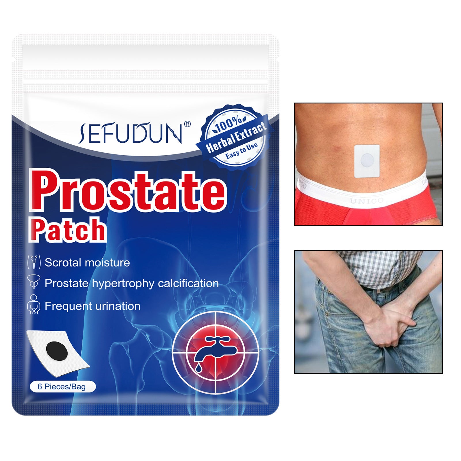 SEFUDUN Prostate Patches, 6pcs
