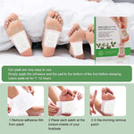 ALIVER Toxin Removal Detox Foot Patches, 10 pcs