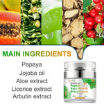 ELAIMEI Kojic Acid Glutathione Face Cream for Dark Spots Removal, 50ml