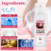 ALIVER Eyelash Shampoo for Lash Extension, 50ml