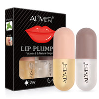 Aliver Lip Plumper Gloss Set Day Night