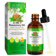 ALIVER Natural 3-in-1 Rosemary Oil with Peppermint & Pumpkin Seed Oil, 60ml