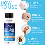 ELAIMEI Skin Tag Remover, Wart & Mole Body Liquid, 30ml