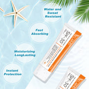 Elaimei UV Sunscreen SPF 30 PA++ Sunblock Sun Water Resistant Broad Spectrum Facial Body Skin Beach Defense 40g