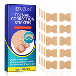 SEFUDUN Toenail Correction Stickers, pack of 100pcs
