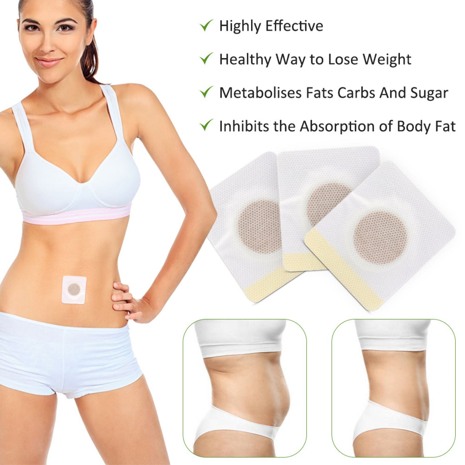Elaimei Body Slimming Patches for Weight Loss Fat Burn