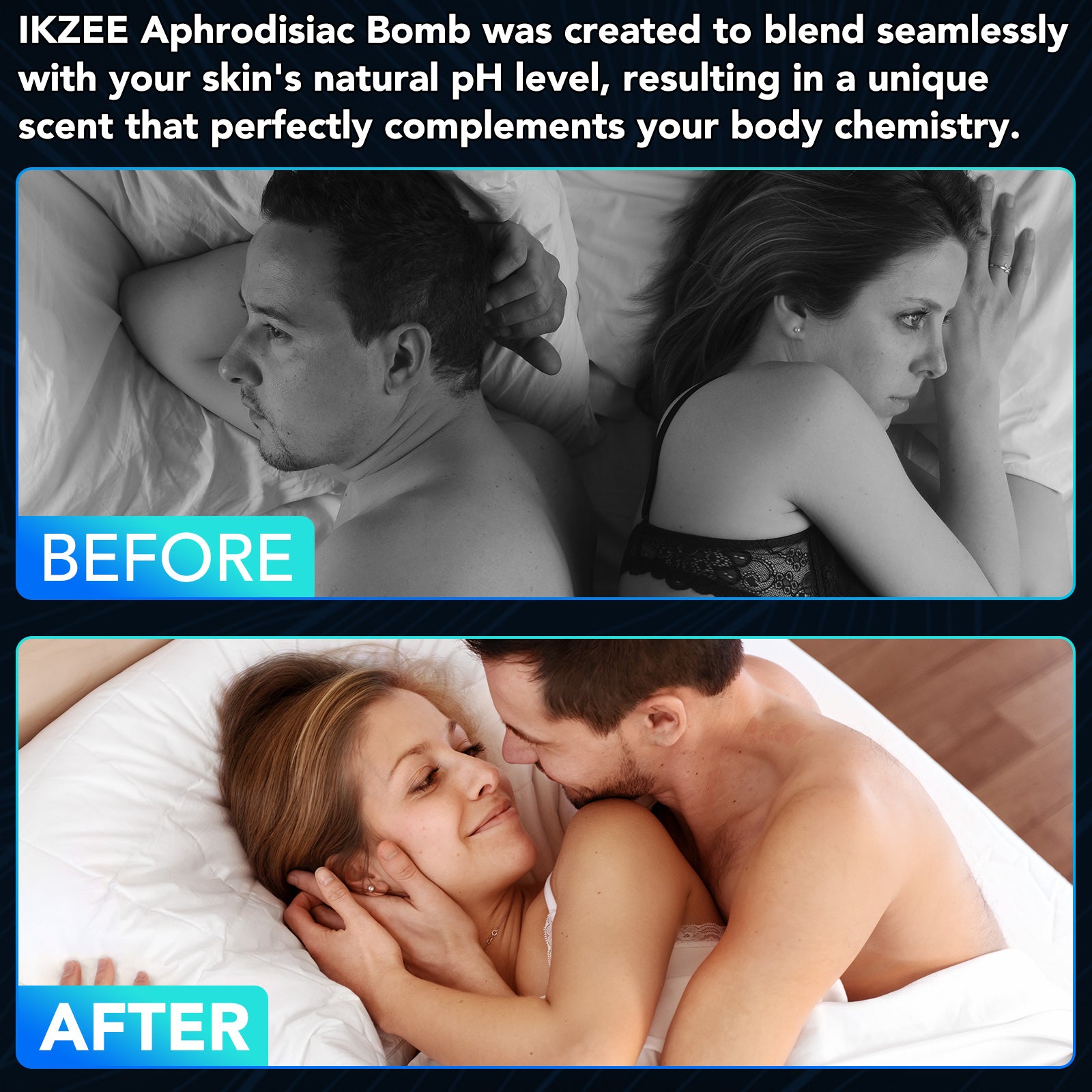 IKZEE Aphrodisiac Bomb for Men, Pheromone Perfume 10ml