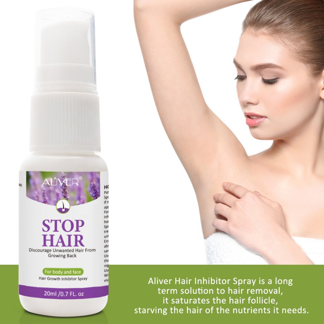 Aliver Stop Hair Growth Inhibitor Spray for Body Face