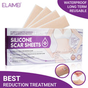 ELAIMEI Silicone Scar Gel Sheets Skin Treatment