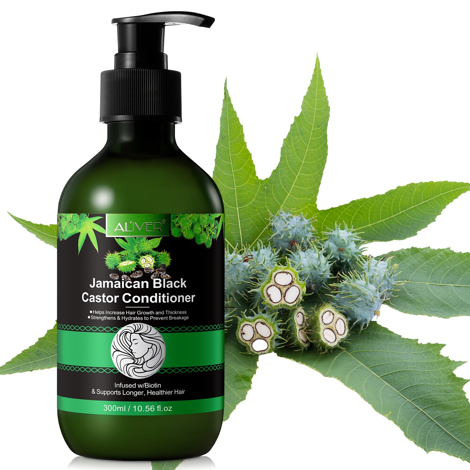 ALIVER Jamaican Black Castor Hair Growth Conditioner, 300ml