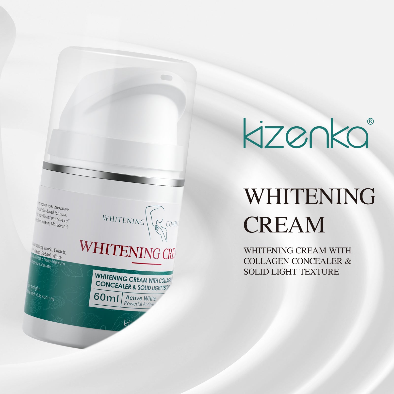 KIZENKA Skin Whitening Cream, 60ml