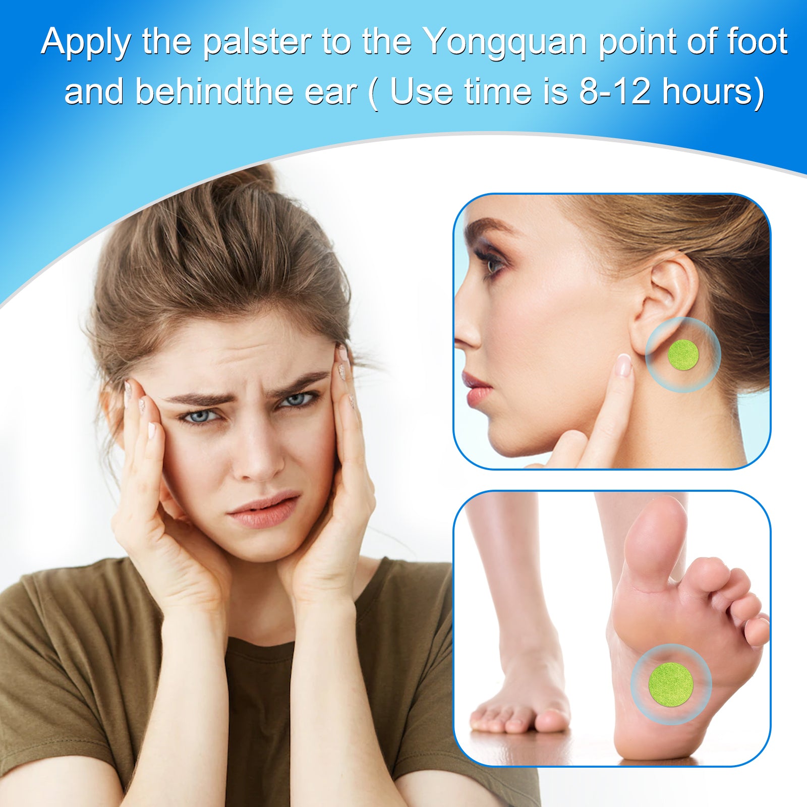 SEFUDUN Ear Ringing Relieving Patches, 24pcs