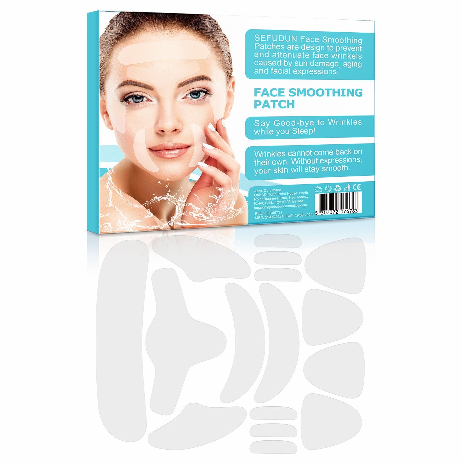 SEFUDUN Face Smoothing Wrinkle Patches, 160pcs
