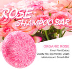 ALIVER Organic Rose Hair Growth Shampoo Bar, 60g