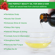 ALIVER Natural Monarda Essential Oil for Hair Growth, 60ml