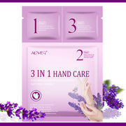 ALIVER Lavender 3in1 Hand Care Repair Mask Set
