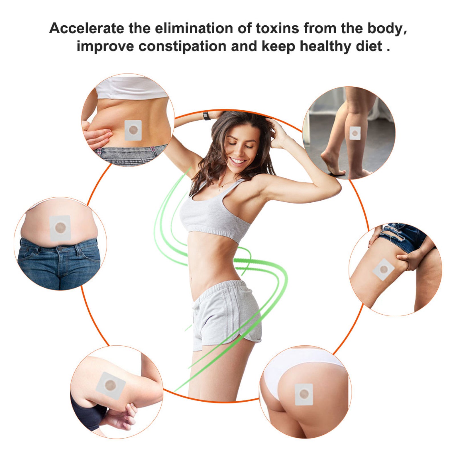 Elaimei Body Slimming Patches for Weight Loss Fat Burn