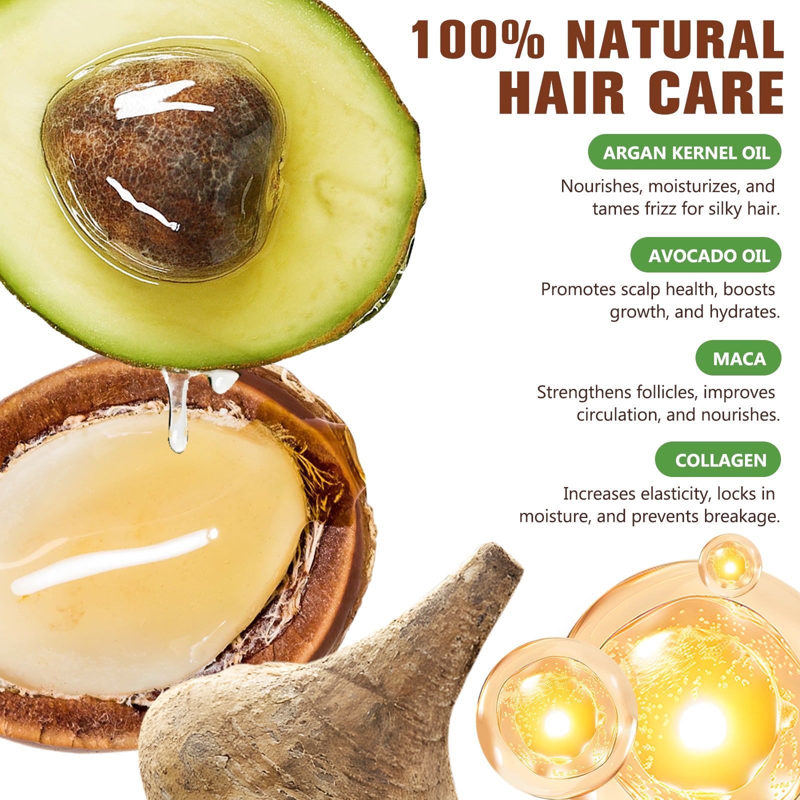 YECUCE Maca Deep Repair Collagen Hair Mask, 150ml