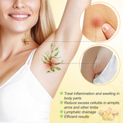 ELAIMEI Lymphatic Drainage Herbal Shower Gel, 30ml X 3 (Ginger)