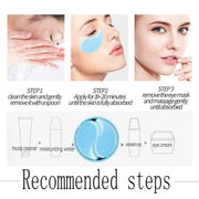 Aliver Hyaluronic Acid Under Eye Patches Mask for Puffiness Dark Circles Removal Pads