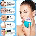 ELAIMEI Ice Roller Facial Cube Massager, Blue