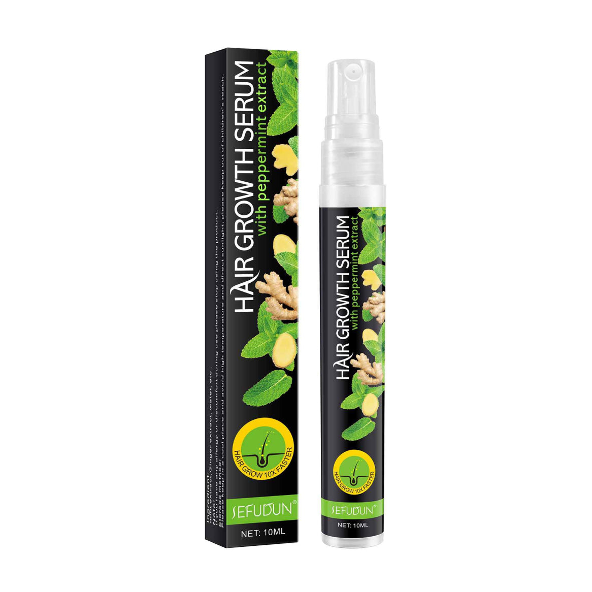 SEFUDUN Peppermint Hair Growth Serum, 10ml