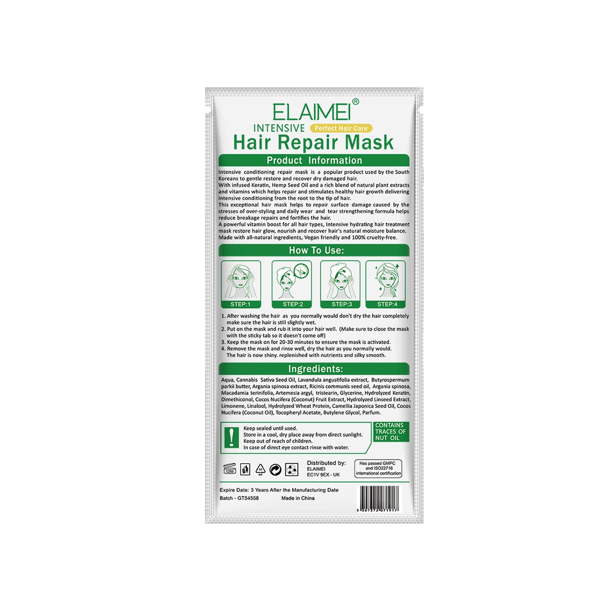 ELAIMEI Intensive Soft Hair Mask, 35g