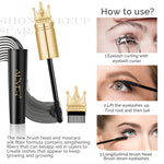 ALIVER Waterproof 4D Eyelash Volume Mascara, Black