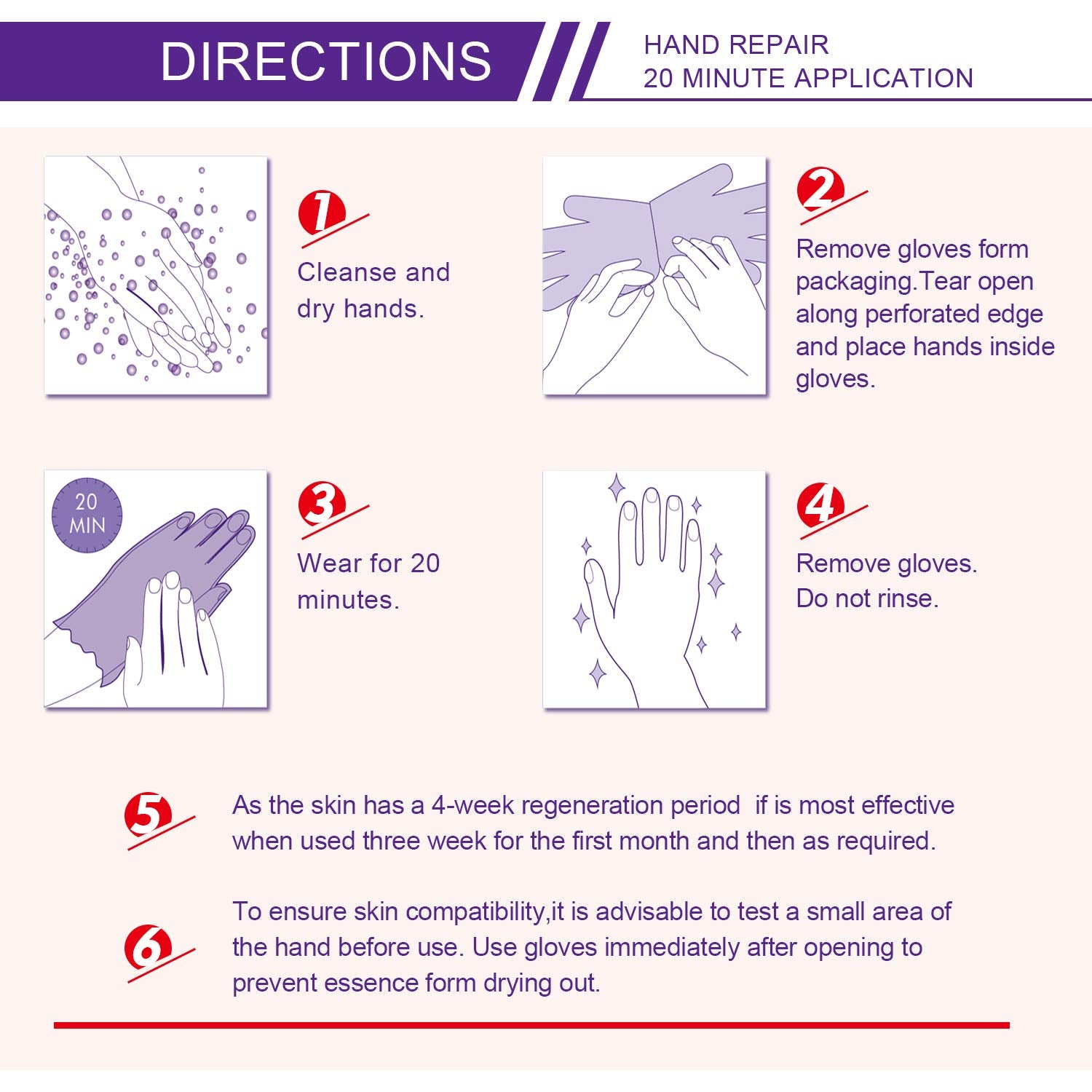 Aliver Hand Moisturizing Gloves for Repair Dry Cracked Skin