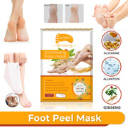 ALIVER Ginseng Soft Foot Peel Mask for Dry Cracked Feet