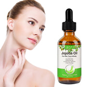 ALIVER Pure Jojoba Oil for Hair, Face & Body, 60ml