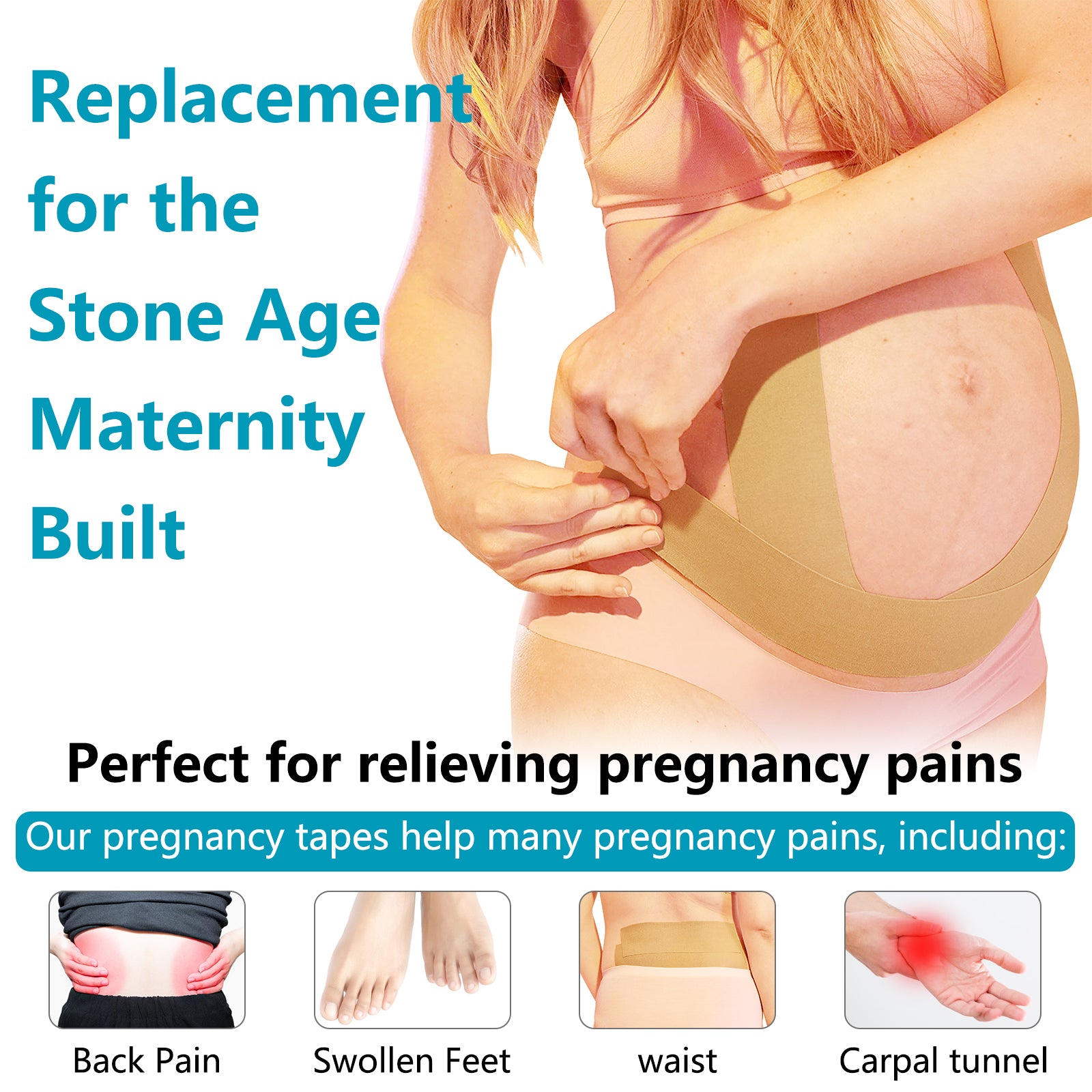 ELAIMEI Pain & Strain Pregnancy Relief Roll Tape