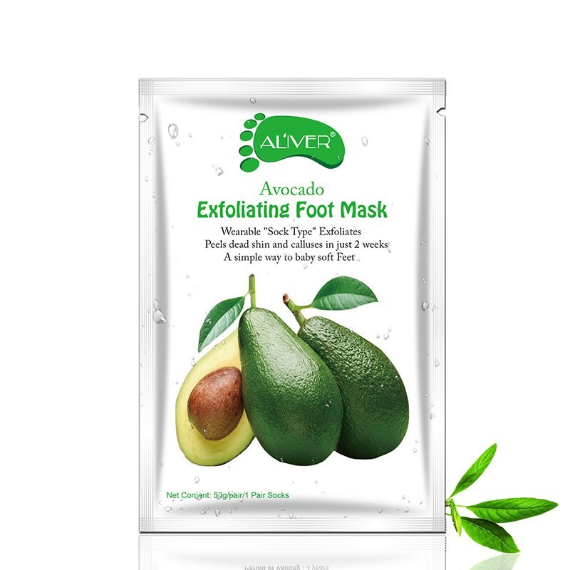 Aliver Avocado Soft Foot Peel Mask for Feet Dead Skin Remover