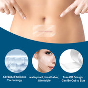 ELAIMEI Clear Silicone Scar Roll Tape, 1.5m