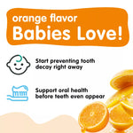 ALIVER Orange Flavor Foam Toothpaste for Kids, 60ml