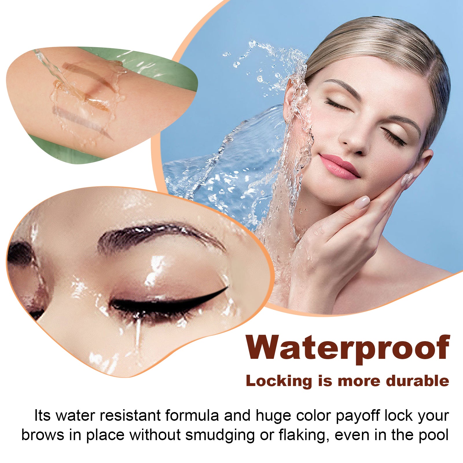 ELAIMEI Tattoo Eyebrow Gel, Peel Off Tint (Beige)