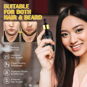 SEFUDUN Hair Growth Serum + Derma Roller Kit