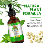 ALIVER Natural 3-in-1 Rosemary Oil with Peppermint & Pumpkin Seed Oil, 60ml