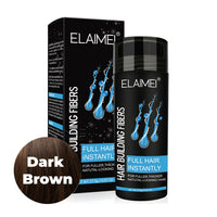 ELAIMEI Hair Loss Building Fibers, 27.5 g (Dark Brown)