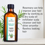 NIFEISHI Authentic Jamaican Black Castor Oil with Rosemary, 100ml