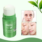 ELAIMEI Purifying Clay Stick Cleanser Mask for Face, Green Tea