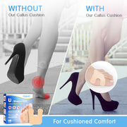 ELAIMEI U-Shaped Felt Callus Pads for Feet Pain Relief & Foot Protection, pack of 48pcs
