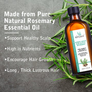 NIFEISHI Authentic Jamaican Black Castor Oil with Rosemary, 100ml