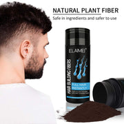 ELAIMEI Hair Loss Building Fibers, 27.5 g (Medium Brown)