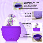 ELAIMEI Ice Roller Facial Cube Massager, Purple