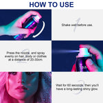 Elaimei Shiny Glitter Spray for Body Hair Makeup