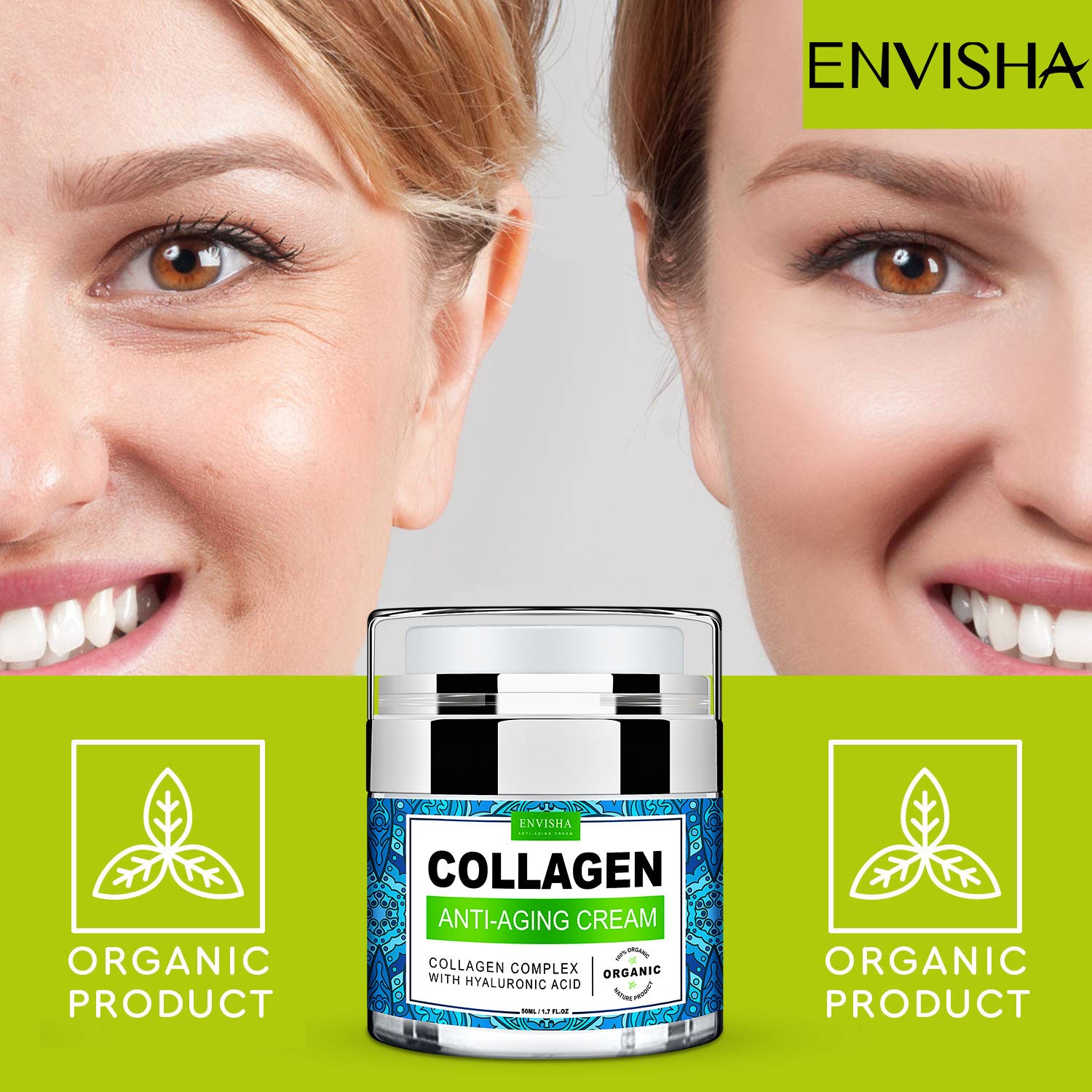 ENVISHA Collagen Anti-Aging Cream, 50ml
