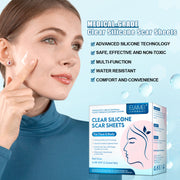 ELAIMEI Clear Silicone Scar Roll Tape, 1.5m