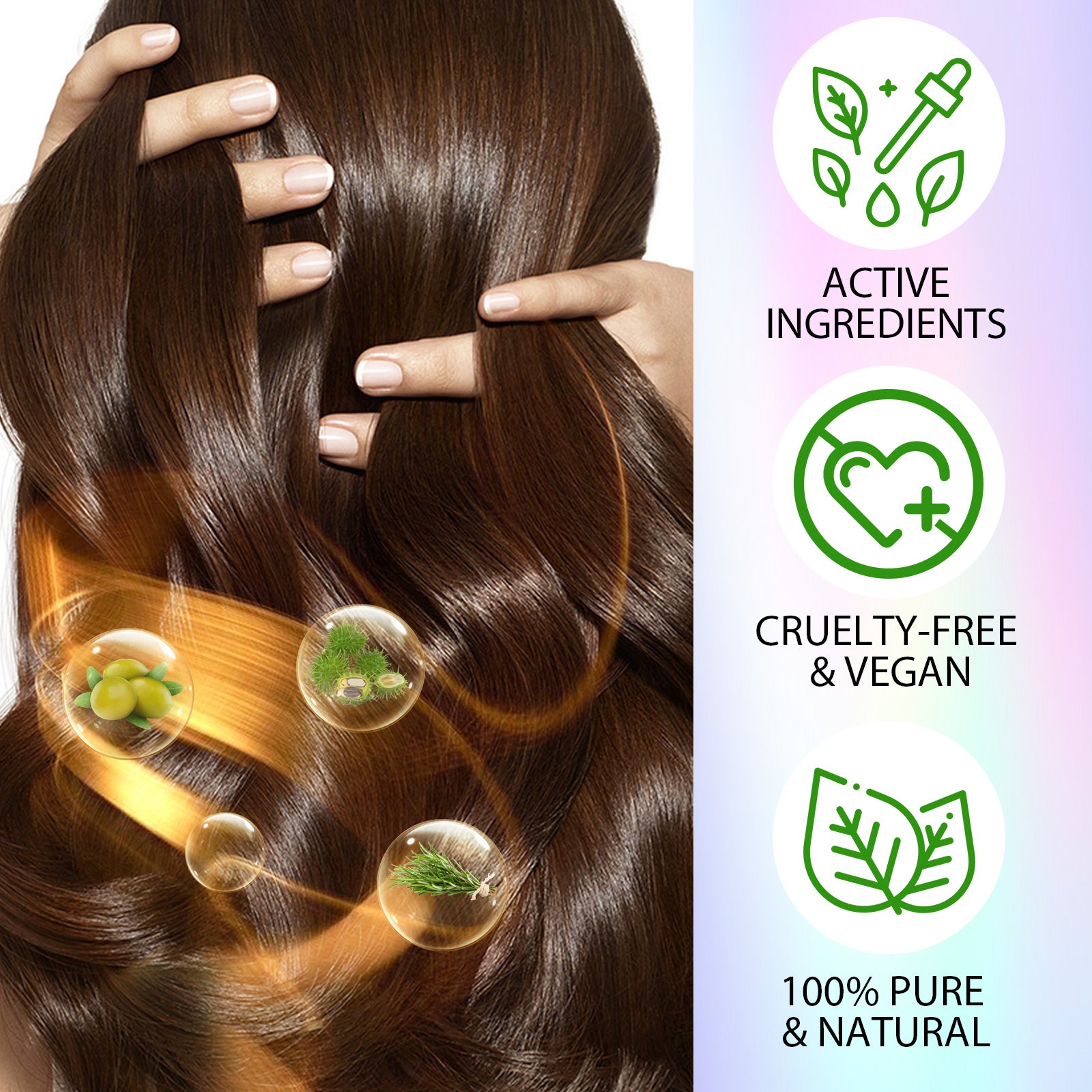 ALIVER Pure Natural Hair Growth Power Oil, 60ml