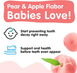 ALIVER Peach Flavor Foam Toothpaste for Kids, 60ml